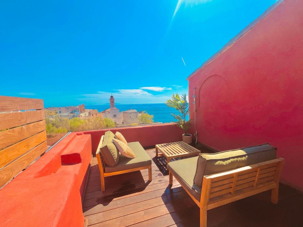 Pepites Bastiaises Piazza D'A Appartement Roof Top Vue Mer Bastia  Luaran gambar