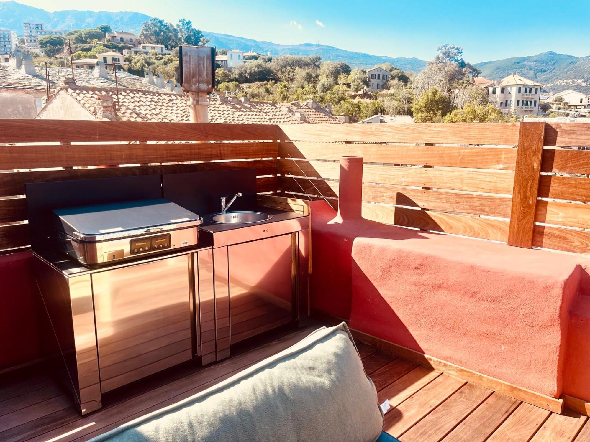 Pepites Bastiaises Piazza D'A Appartement Roof Top Vue Mer Bastia  Luaran gambar